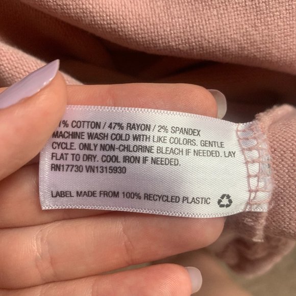 A New Day Pink Crew Neck Sweater - Picture 2 of 4